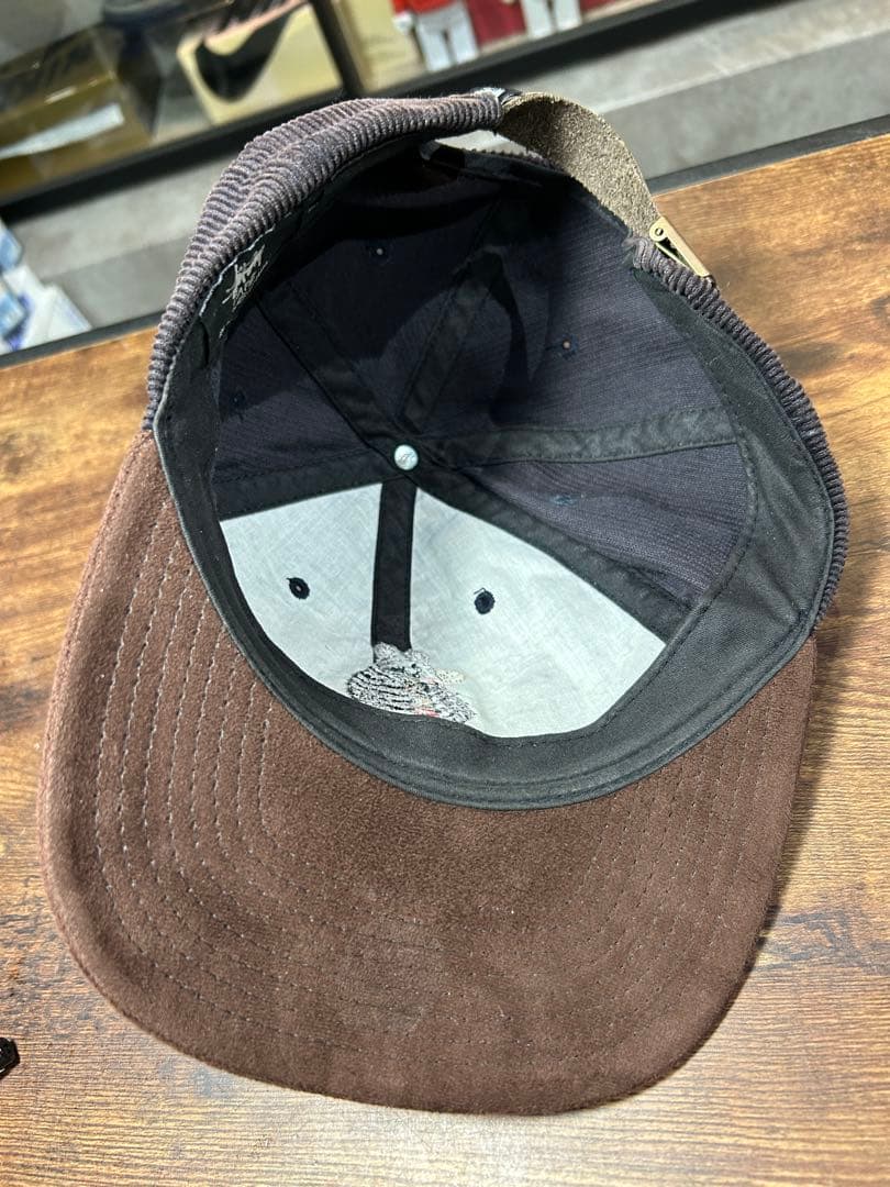 美品！90sオールドステューシー　OLD STUSSY コーデュロイキャップ