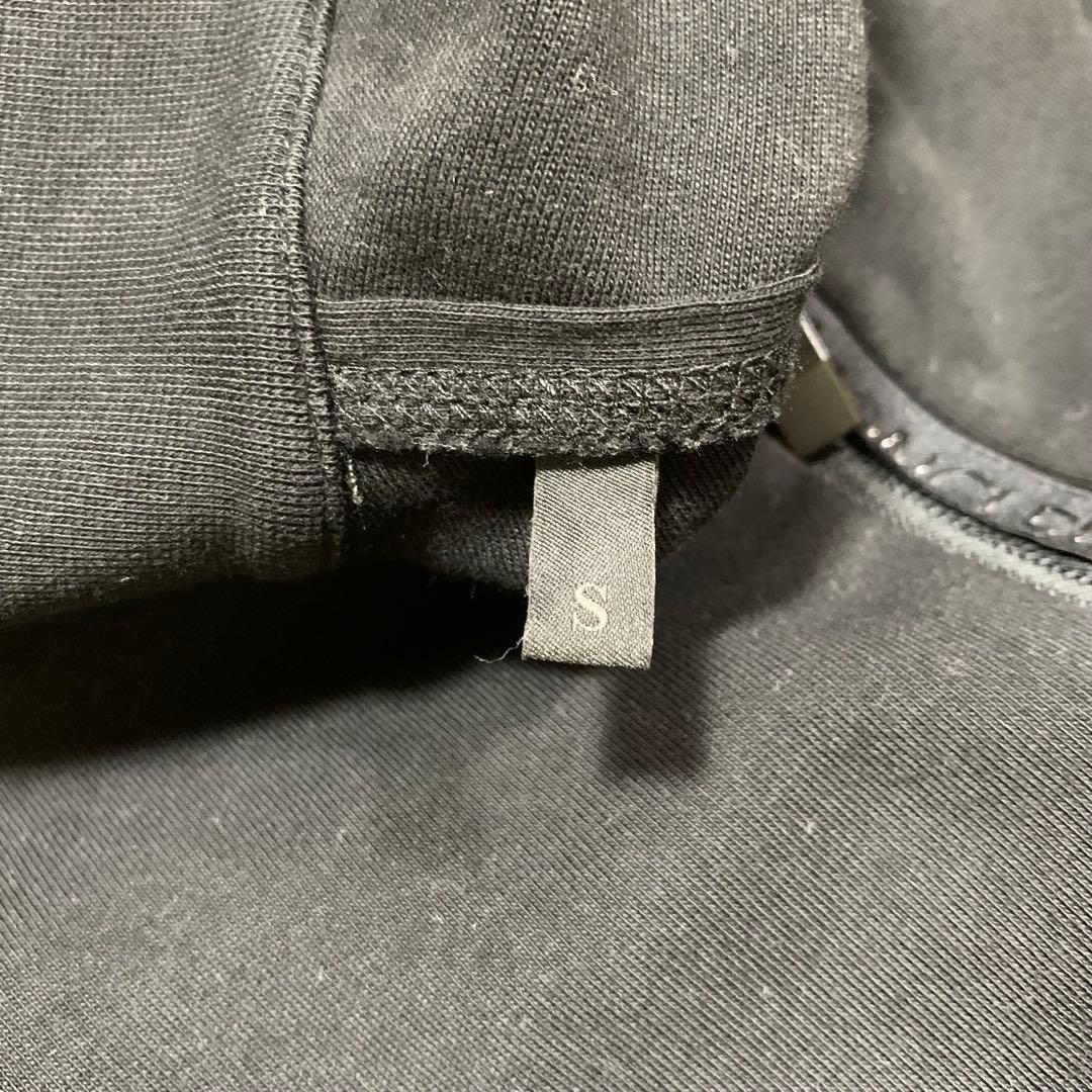 美品★モンクレール 黒 S ハイネック ジップアップ トレーナー　4P106