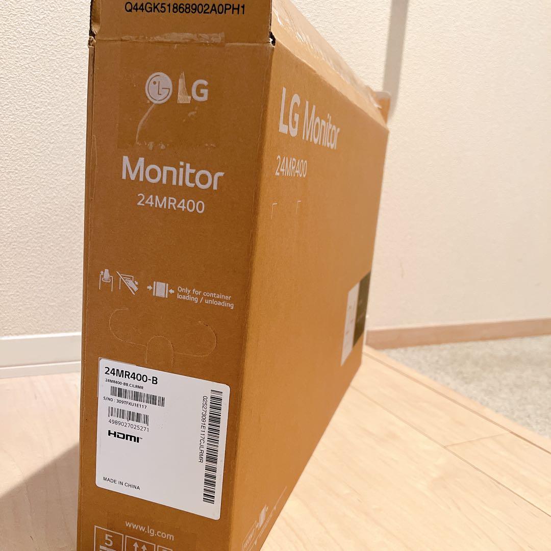 《最終値下げ‼︎》LG PCモニター新品未開封のスタンド付き‼︎