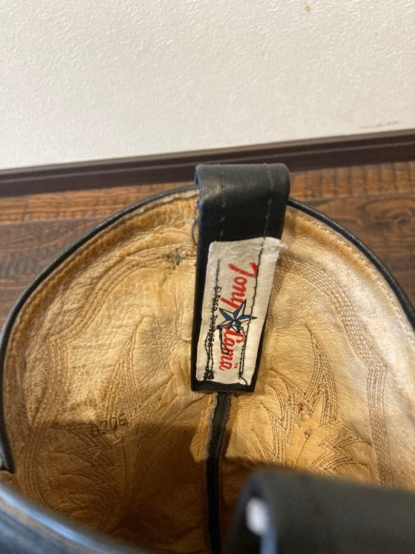 Tony Lama[トニーラマ]刺繍レザーウエスタンブーツvintage