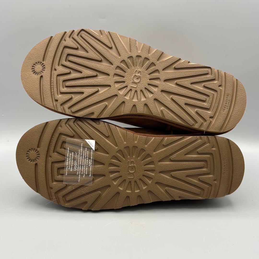 【新品訳あり】UGGクラシックミニⅡ ムートンブーツチェスナット25cm/UG2