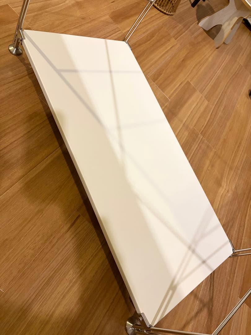 無印良品 ステンレス ユニットシェルフ （マットホワイト） ワイド 中 3段