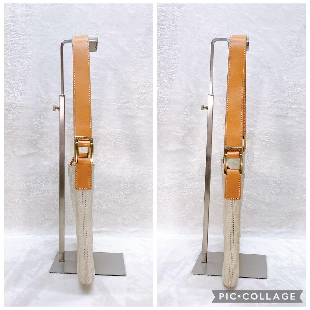 ✨綺麗✨CELINE セリーヌ ワンショルダーバッグ スエード Cロゴ レザー