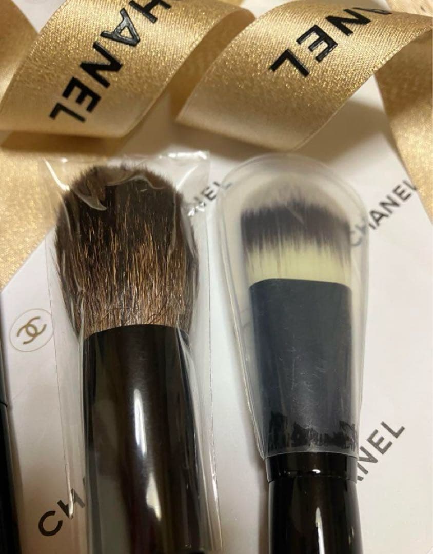 新品 CHANEL レ ミニ ドゥ シャネル ミニブラシセット 化粧ポーチ 黒