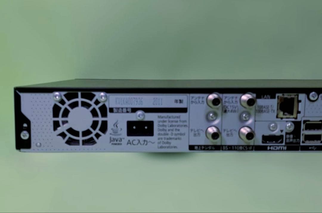 3番組録画 パナソニック ブルーレイレコーダー DMR-BZT710 2TB