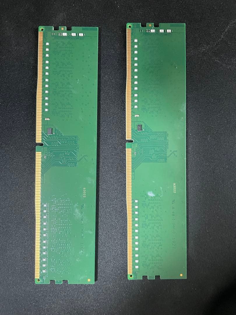 【動作確認済】Kingston DDR4 メモリ 8GB×2枚2666MHz