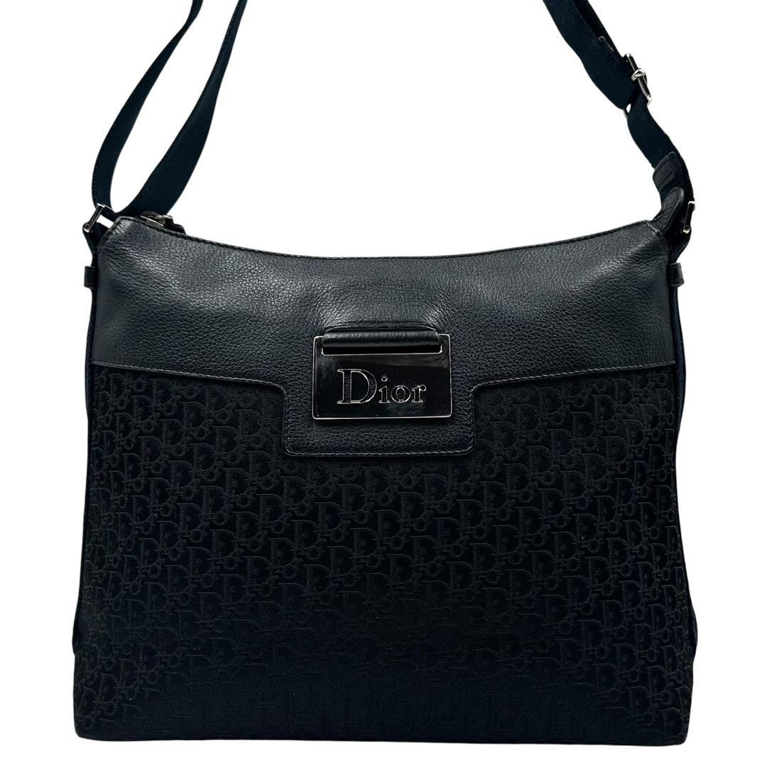 【良品】Dior ショルダーバッグ トロッター ストリートシック シルバー金具