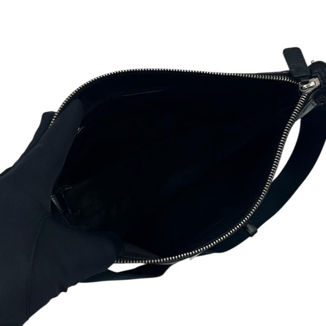 【良品】Dior ショルダーバッグ トロッター ストリートシック シルバー金具