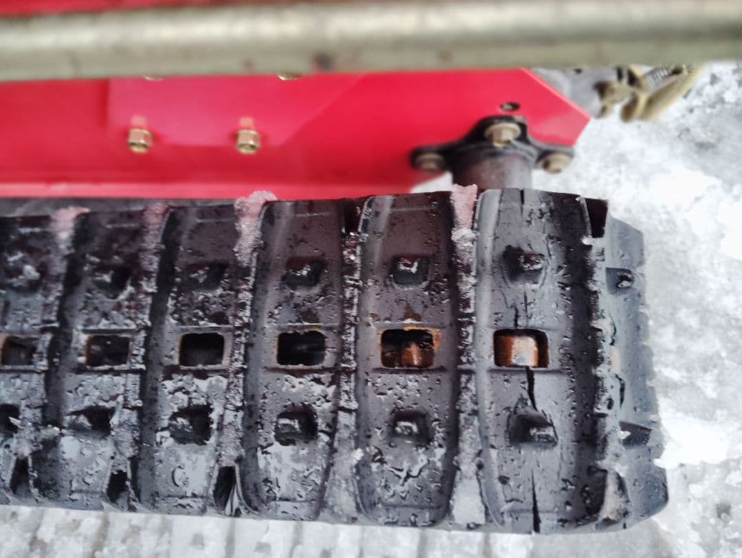 ヤナセ　HST810 赤 除雪機 キャタピラ式