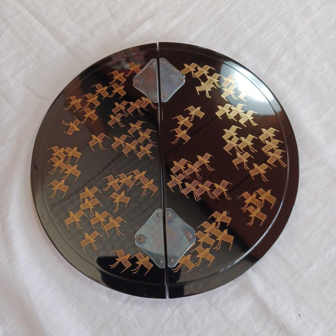 浦千鳥水指(輪島塗)