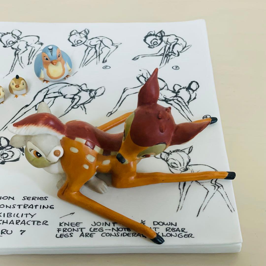 ディズニー バンビ 60周年記念 世界限定3000個 モデルシート フィギュア