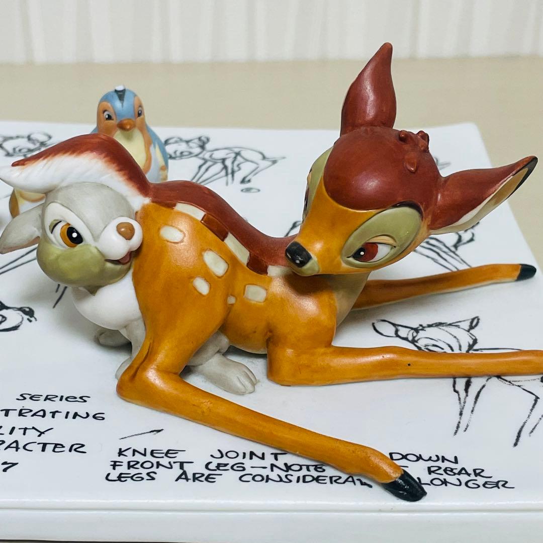 ディズニー バンビ 60周年記念 世界限定3000個 モデルシート フィギュア