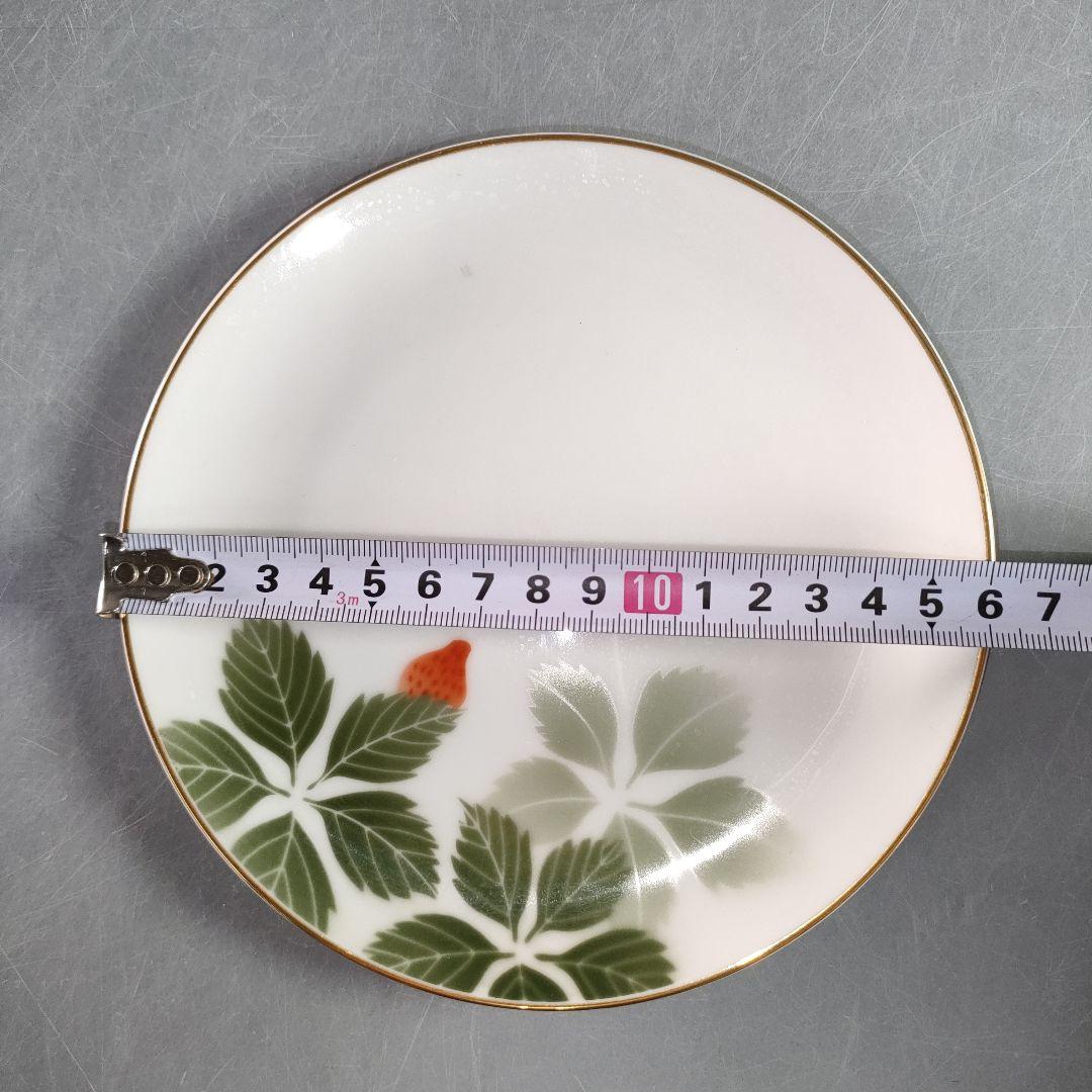 A1341-1/有田焼/深川製磁/果実文銘々皿 苺皿6客・柿皿5客/懐石道具/