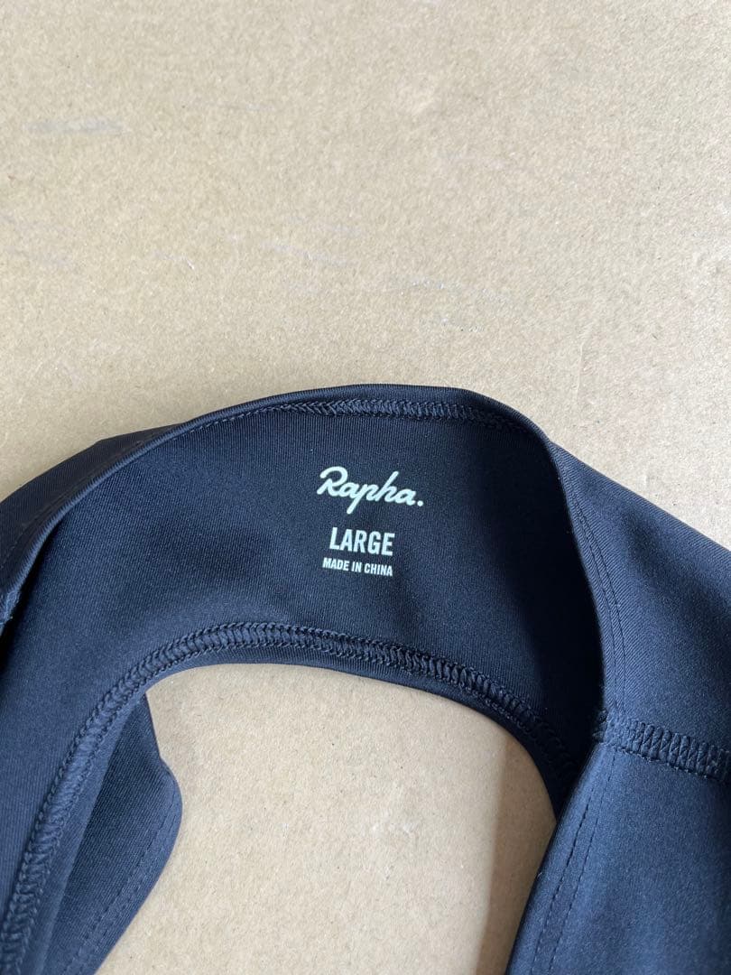 Rapha 濃紺ビブタイツ Lサイズ　裏起毛