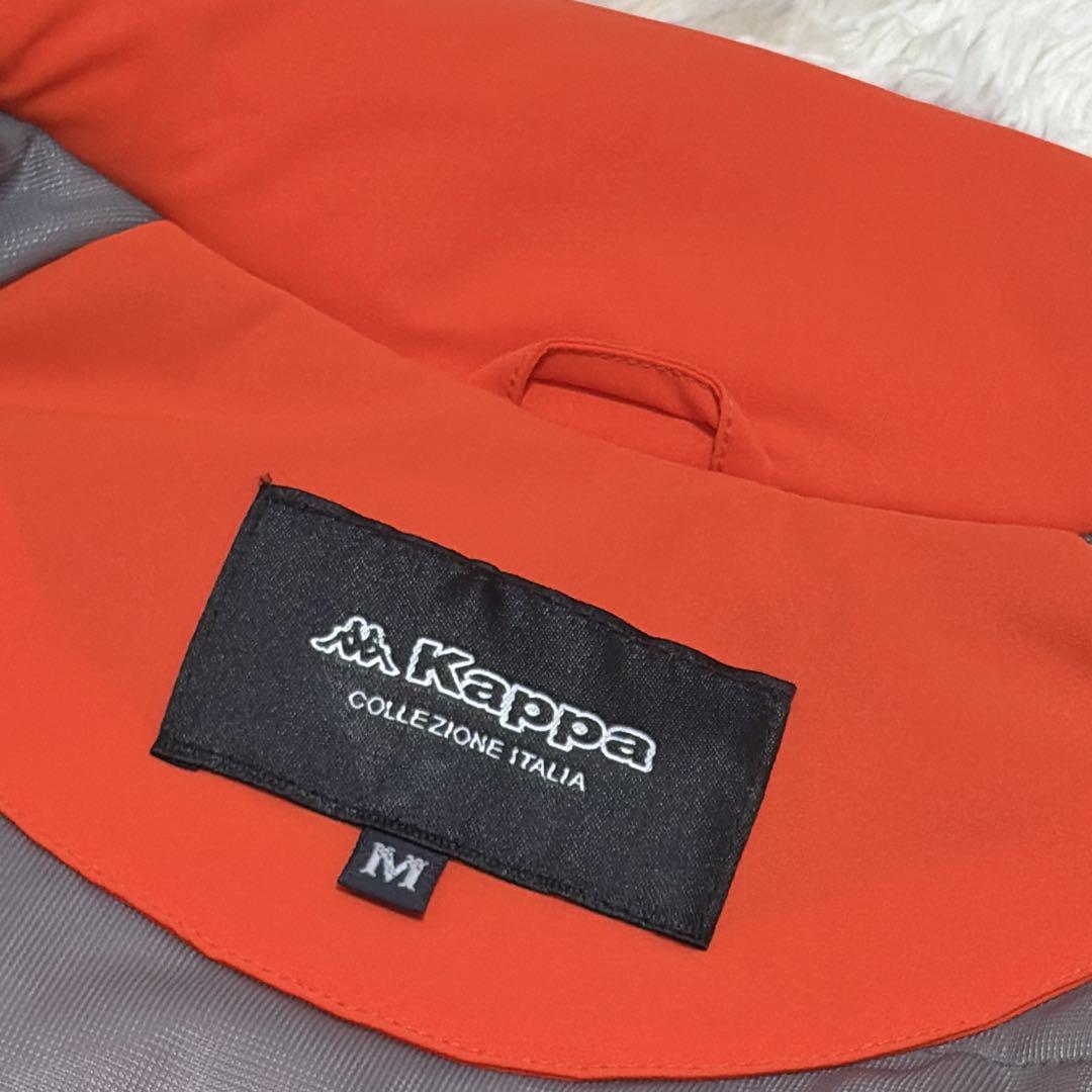 新品未使用　Kappa カッパ　イタリア国旗刺繍　ゴルフジャケット オレンジ　M