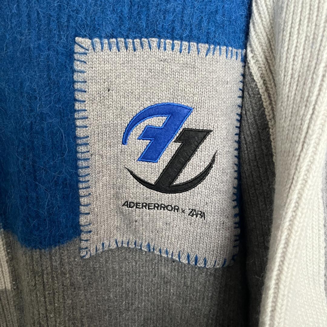 新品 Ader Error x Zara パッチワークオーバーサイズニット