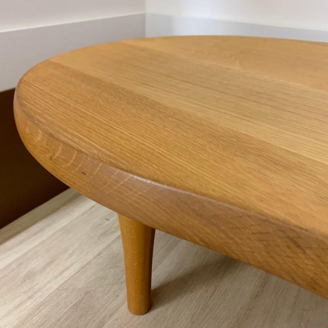 【美品】HIDA 飛騨産業 森のことば 豆型リビングテーブル センターテーブル