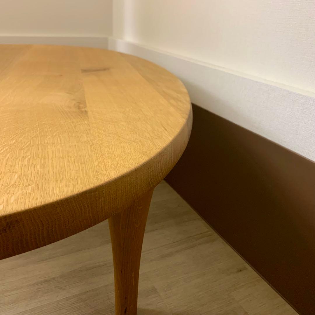 【美品】HIDA 飛騨産業 森のことば 豆型リビングテーブル センターテーブル