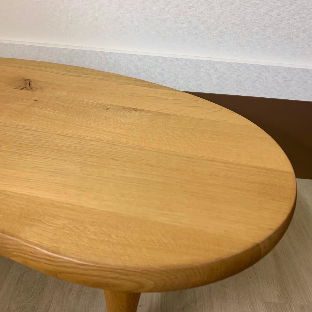 【美品】HIDA 飛騨産業 森のことば 豆型リビングテーブル センターテーブル