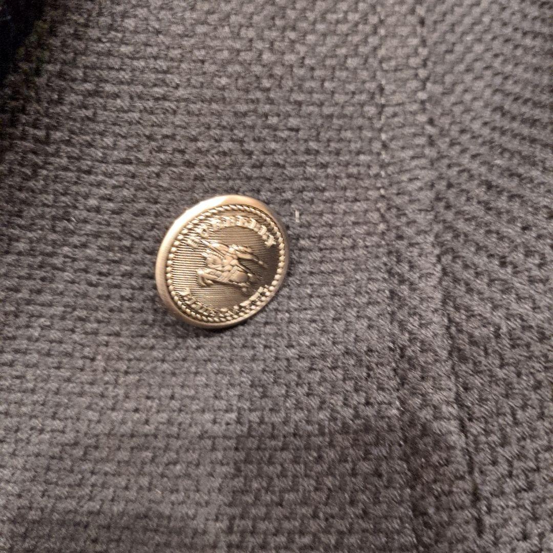 希少 バーバリーブルーレーベル ピーコート ナポレオン ジャケット 黒 S 36