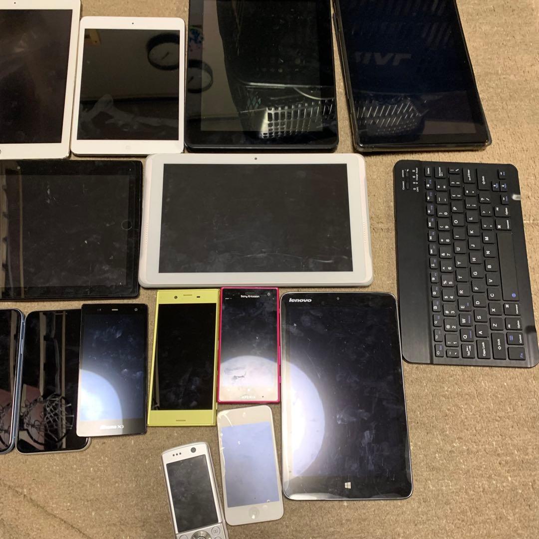 iPhone iPad タブレット　ガラケー　スマホ　ジャンク　まとめ　セット