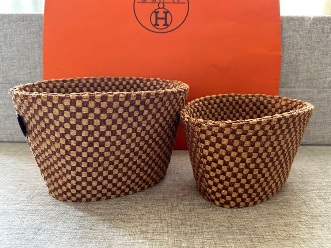 エルメス　 パニエドプラージュ　 カゴ