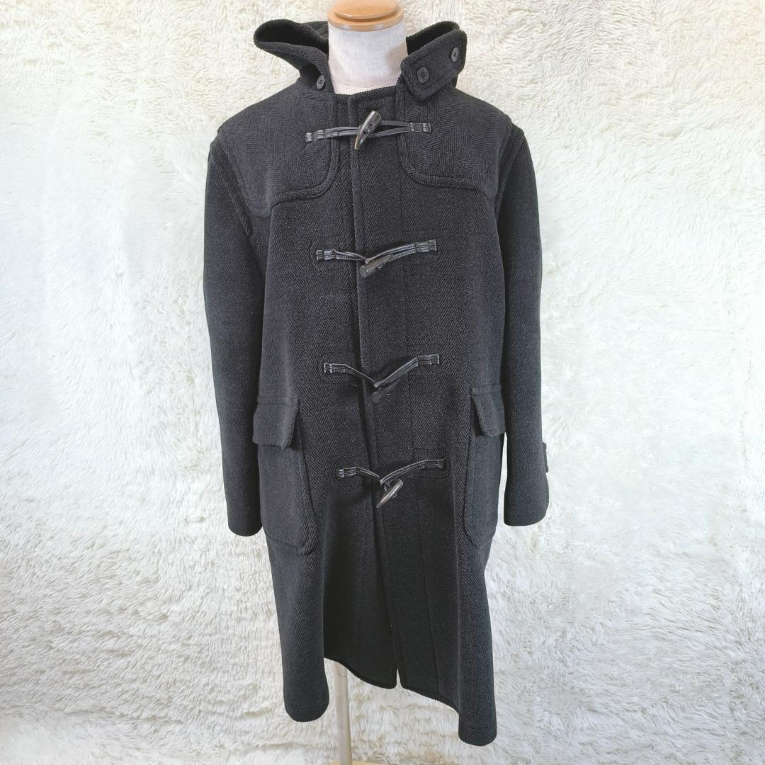 【美品】ニューヨーカー　ダッフルコート　ムーアブルック　肉厚　ヘリンボーン