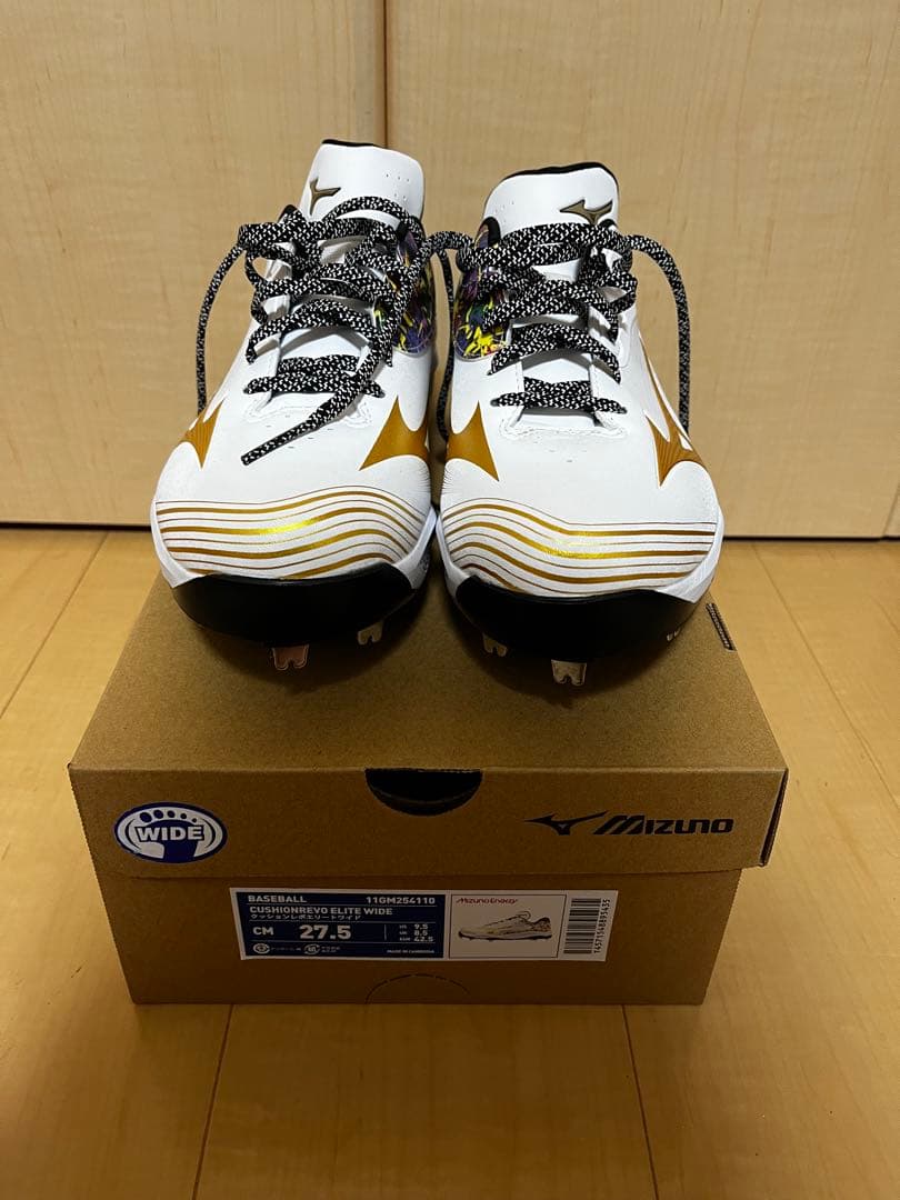 ミズノ　金具スパイク　27.5cm 未使用