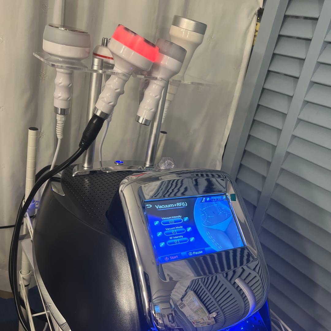 動作確認のみサロンモデル6in1痩身マシン業務用キャビテーション/ラジオ波/吸引