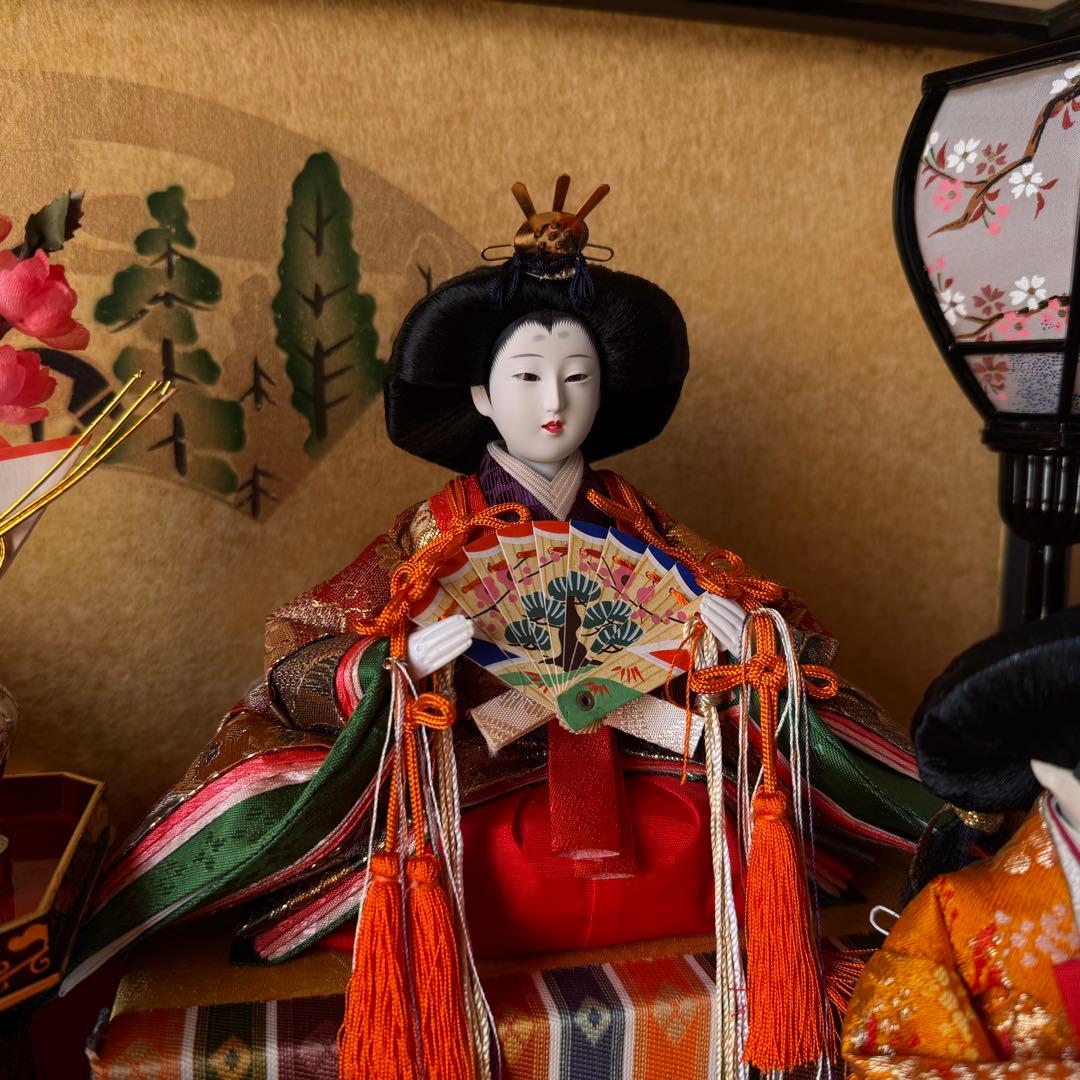 雛人形セット ガラスケース付き　東京久月