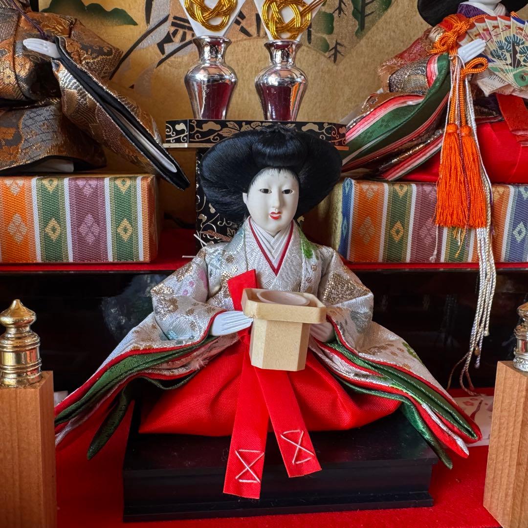 雛人形セット ガラスケース付き　東京久月