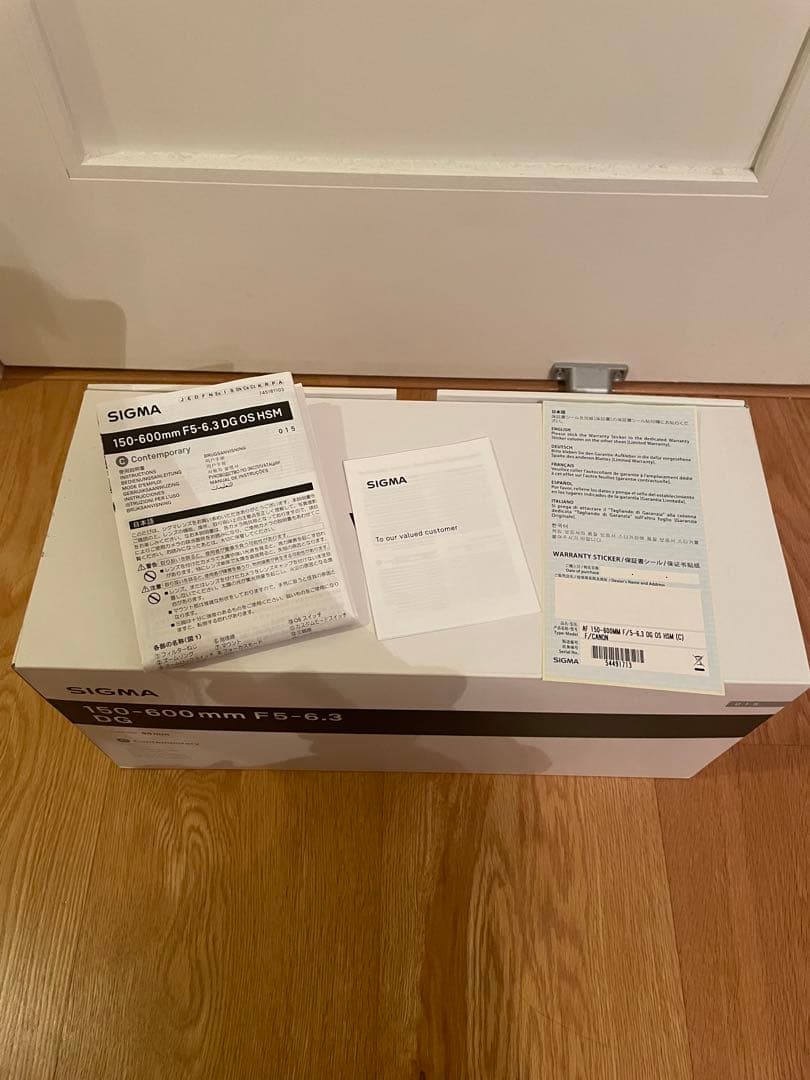 レンズ(ズーム) SIGMA 150-600mm F5-6.3 DG OS HSM Canon