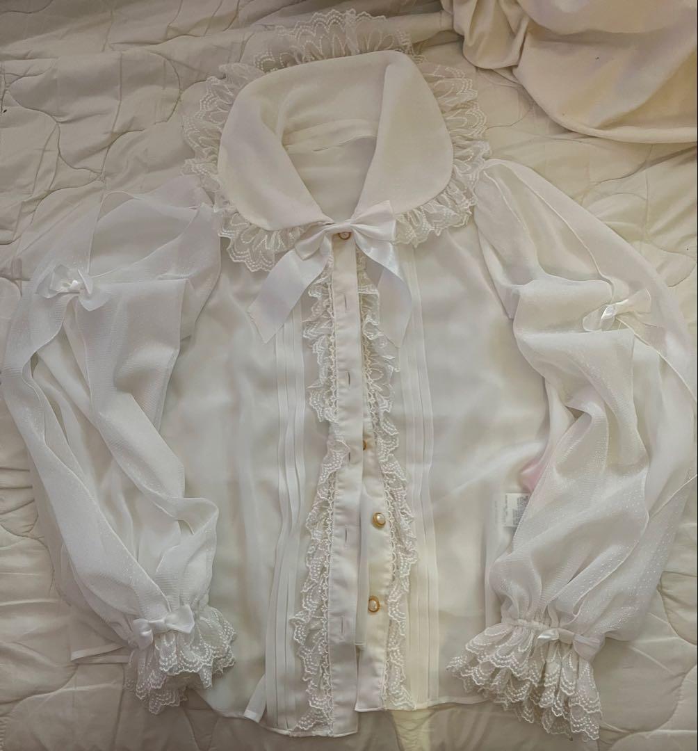 Angelic pretty Sugaryシフォン長袖ブラウス