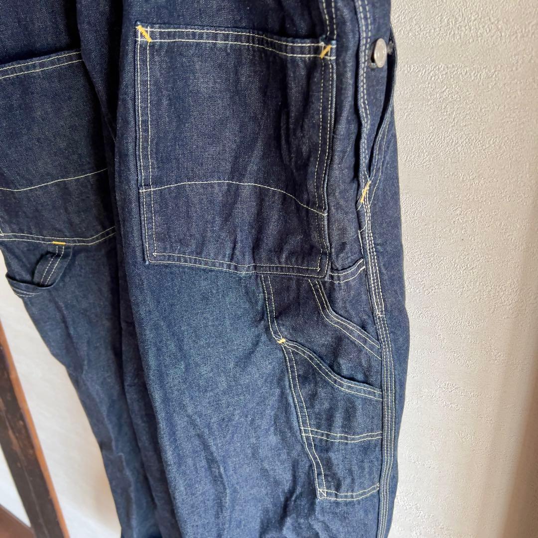 EDWIN デニム　オーバーオール 日本製