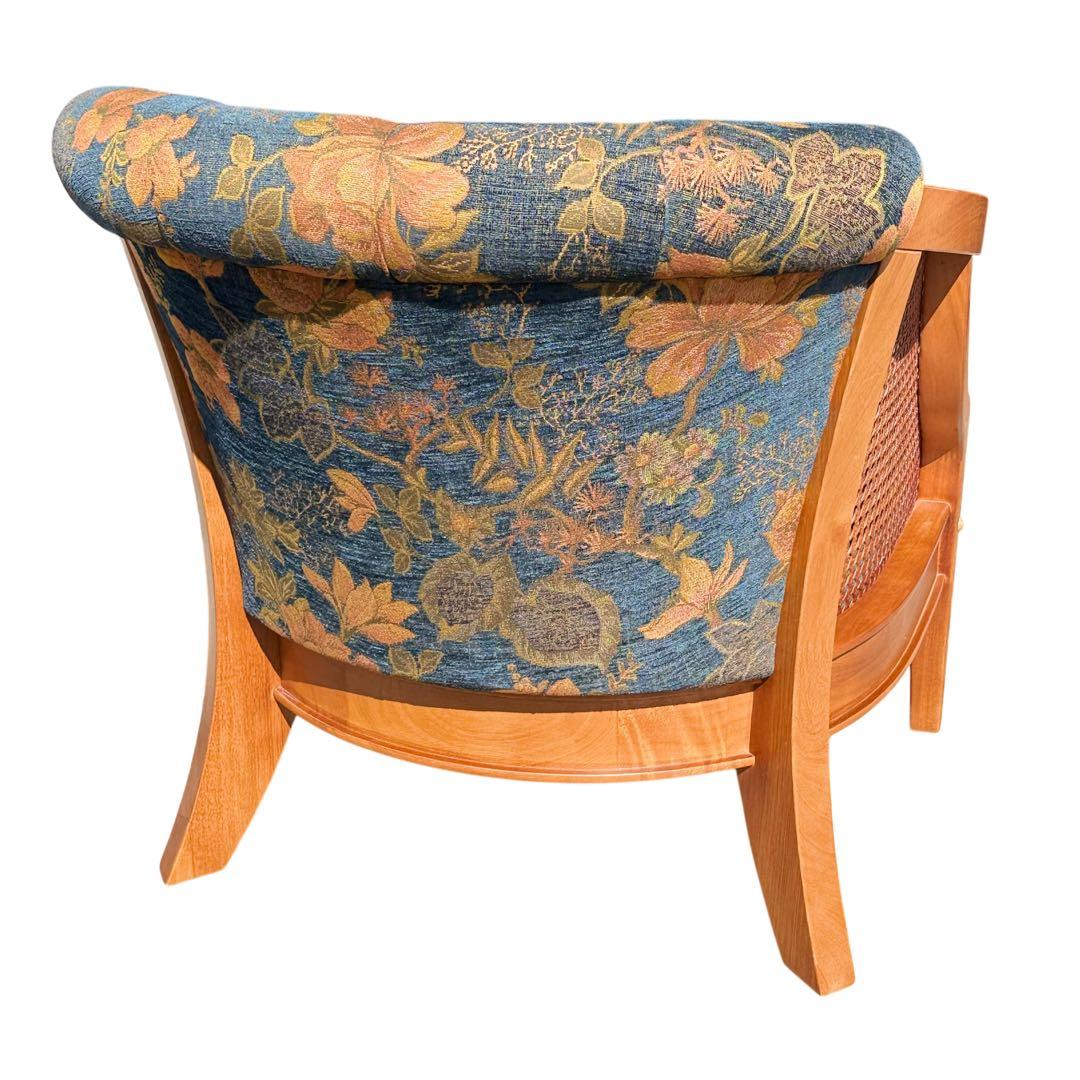 KZ030 【廃盤】三越ブルージュ　カントリーハウス　ラタン　籐　1Pソファ