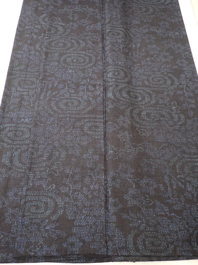 逸品 本場結城紬 証紙付 身丈157.5cm(+4cm) 真綿手紬 単衣仕立て