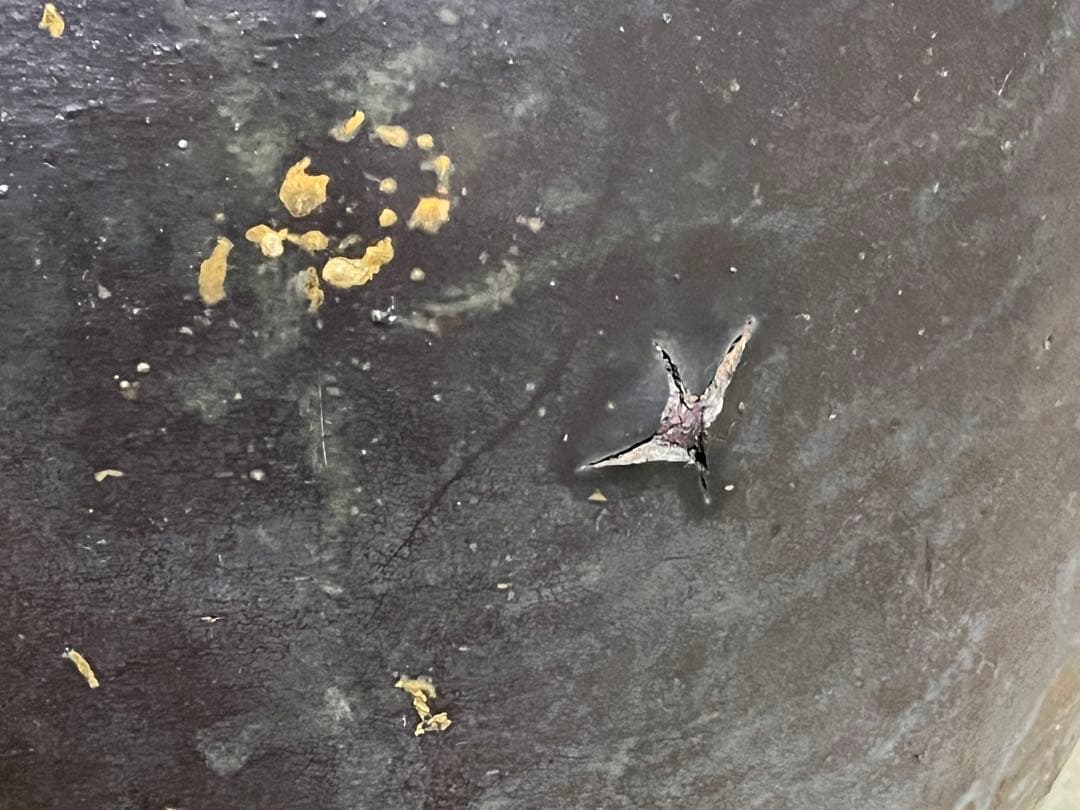 古い唐津焼の大甕69cm 大瓶 壺 水瓶 古民具