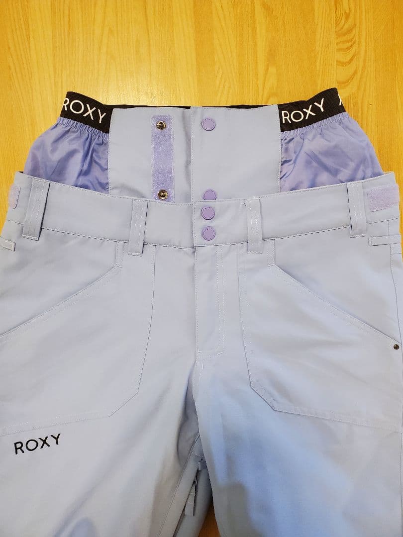 ROXY スノーボードウェア　 レディース　上下セット　ブラック/パープル