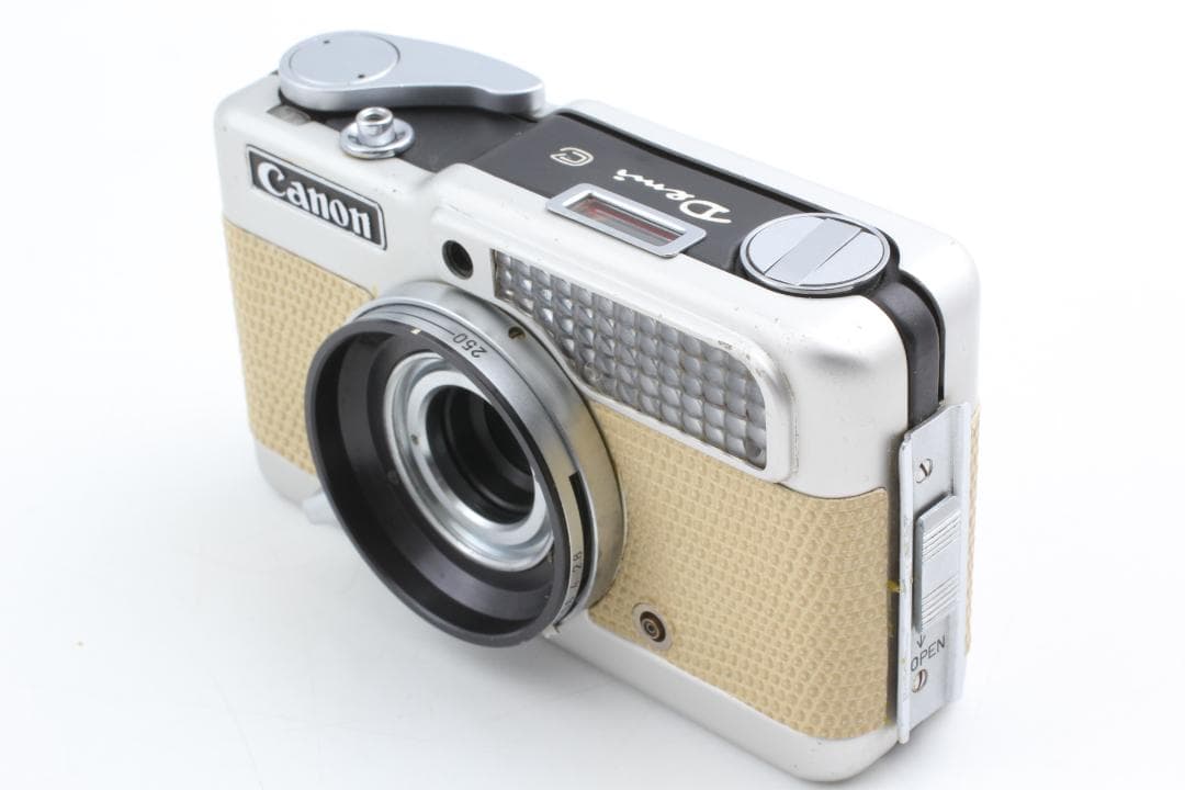 [美品整備済] ベージュ Canon Demi C 50 & 28mm 1139