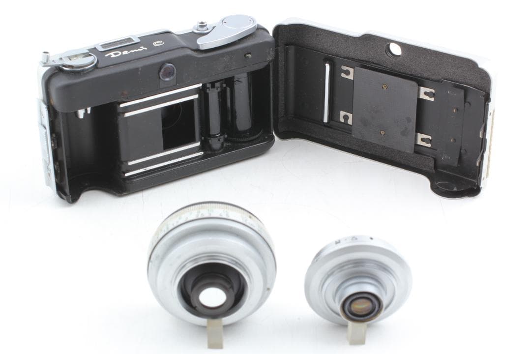 [美品整備済] ベージュ Canon Demi C 50 & 28mm 1139