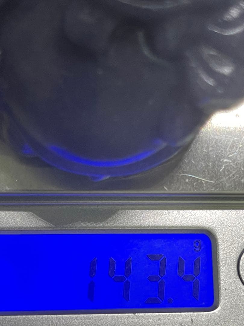 ポンポン様9【1849】亀乗せ龍亀 ブルーアベンチュリン