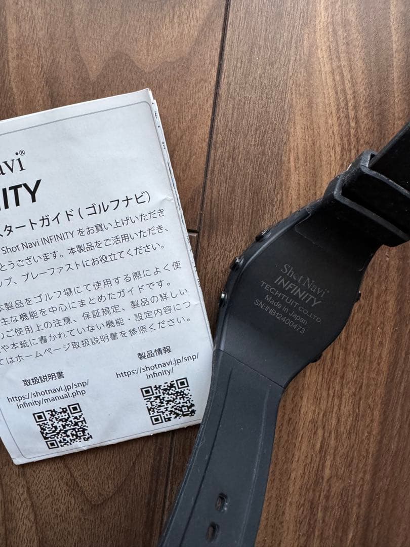 マカオ様　Shot Navi INFINITY GPSナビ ブラック