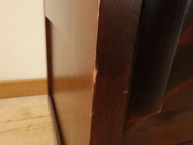 北海道民芸家具　ドレッサー　鏡台　再塗装済　ＵＳＥＤ