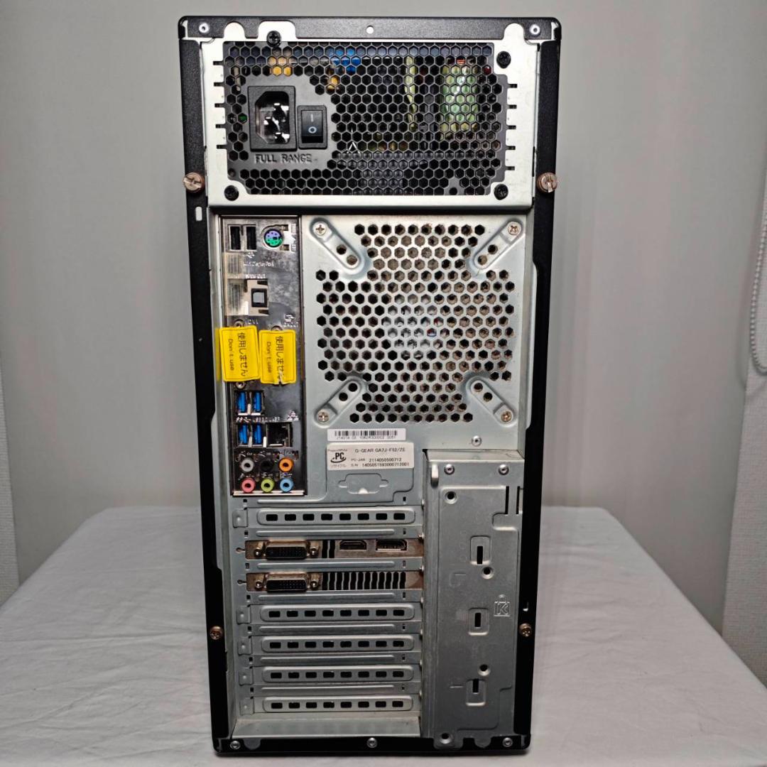 ゲーミングPC/core i7/500GB/GTXグラボ/G-GEAR