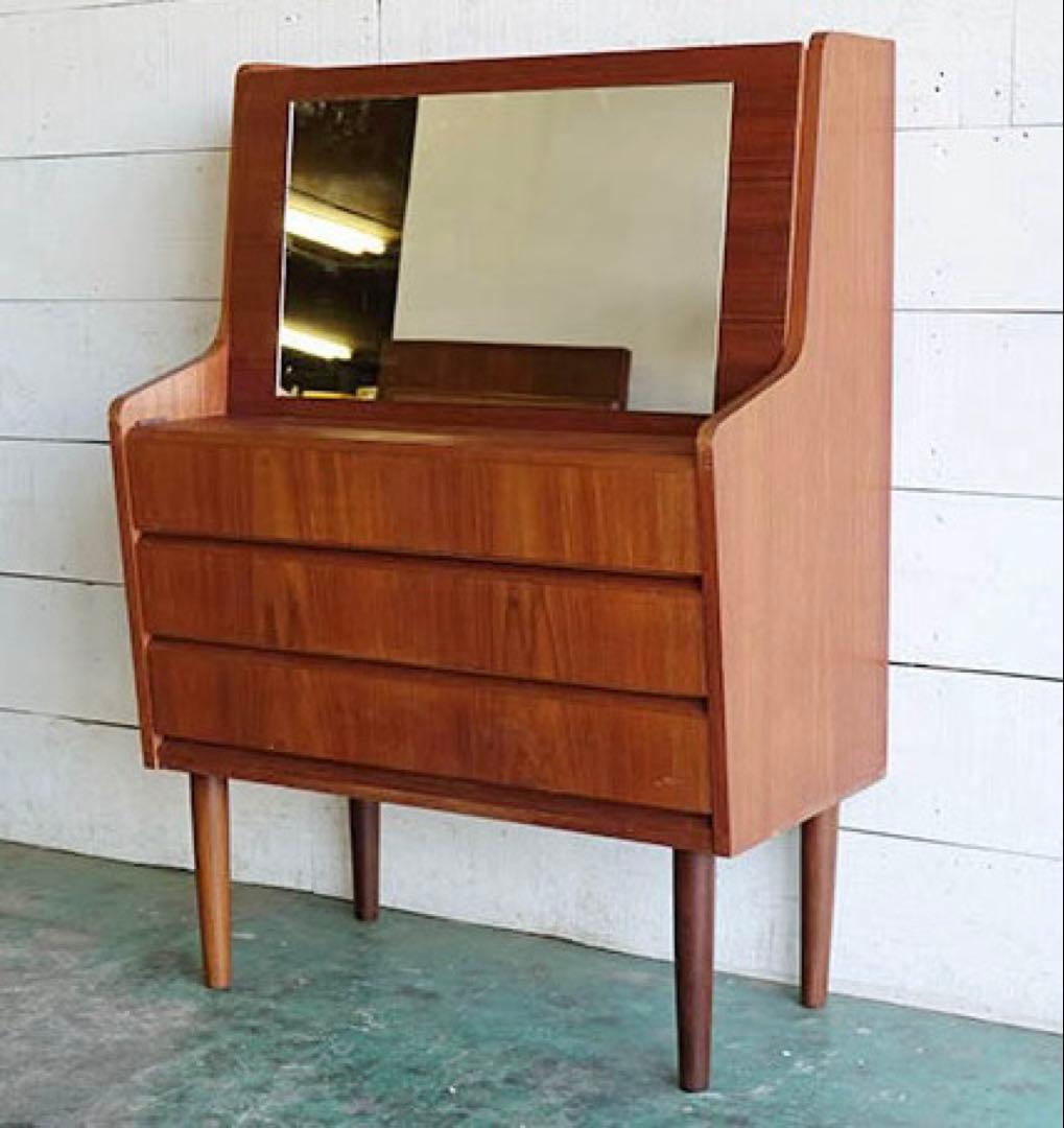 北欧家具 ヴィンテージ ミドルピューロ 化粧台　送料込み