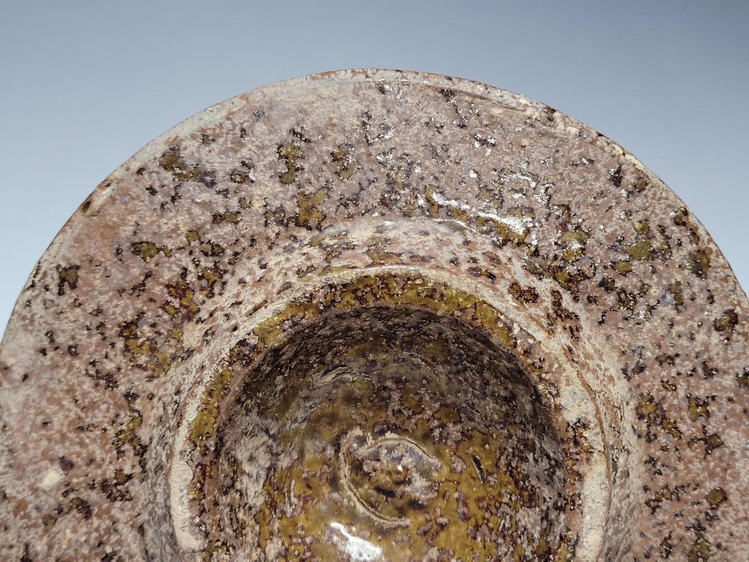 黒釉 陽刻 神獣装飾 四耳 蓋壺 宋元時代 高さ約22.1cm