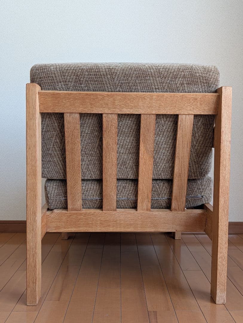 のんき大将　北欧ヴィンテージソファ　オーク　右アーム