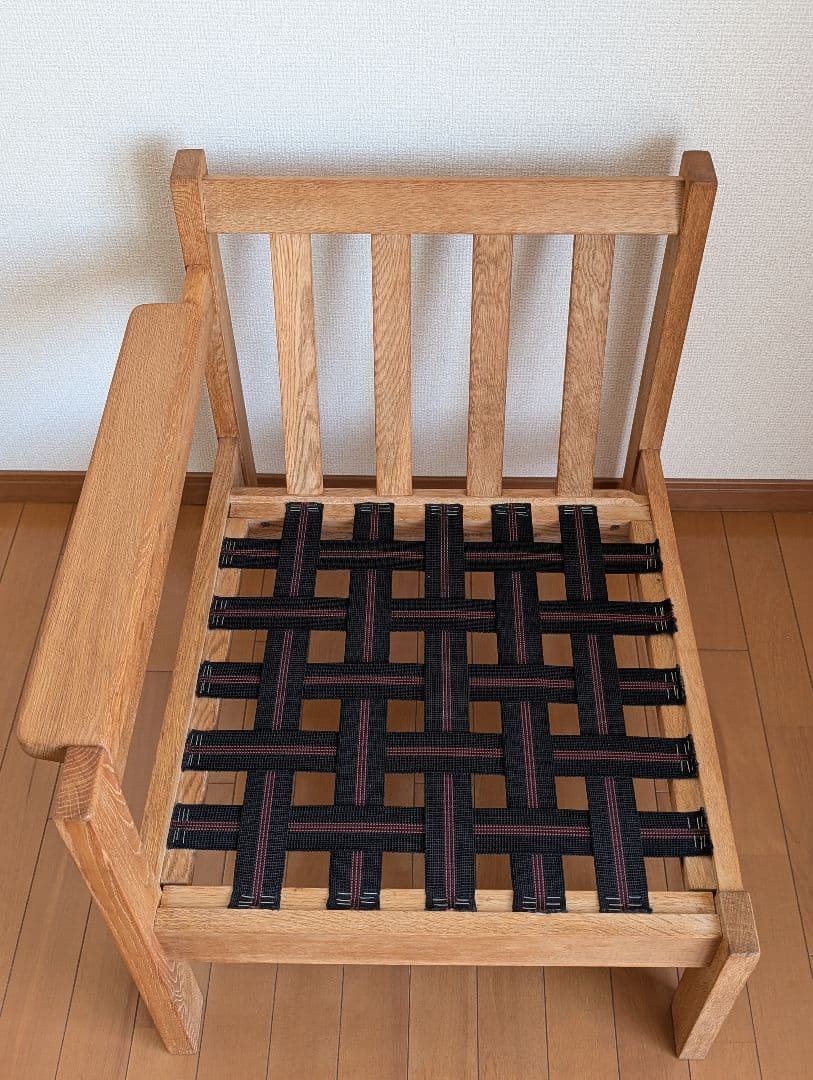 のんき大将　北欧ヴィンテージソファ　オーク　右アーム