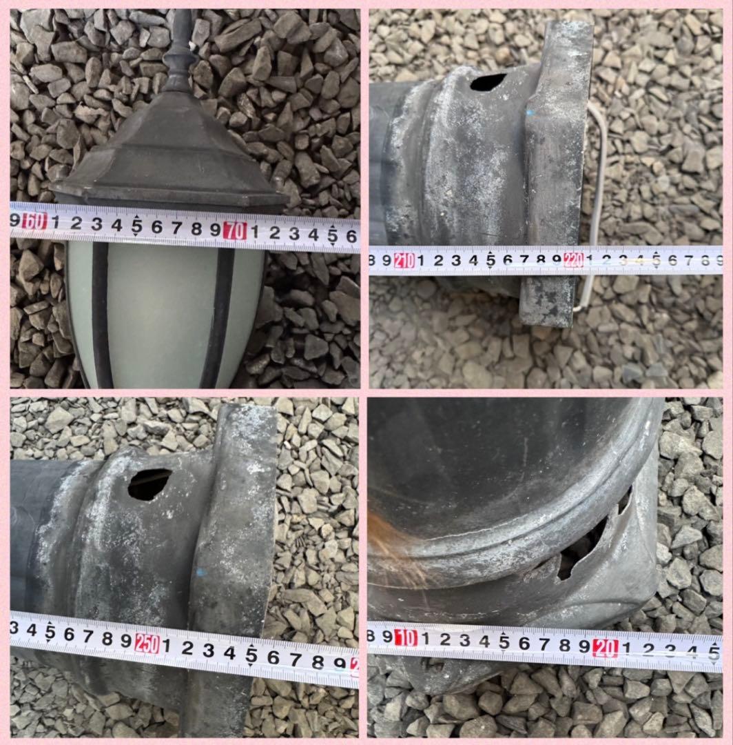 【埼玉県行田市引取り限定】中古品 ガーデンライト 屋外用ライト メーカー不明