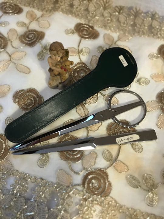 【アスプレイロンドン】アンティーク1925年製☆ペーパーナイフとハサミのセット